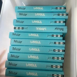 Wonder by R.J Palacio set of 8 hardcover